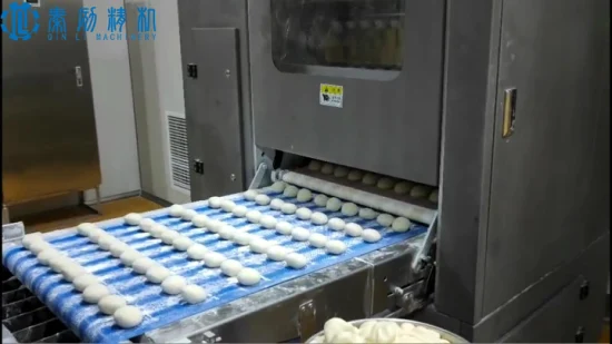  매우 효율적이고 생산적인 자동 반죽 분배기 원형 빵 제조기입니다.  비표준 맞춤화